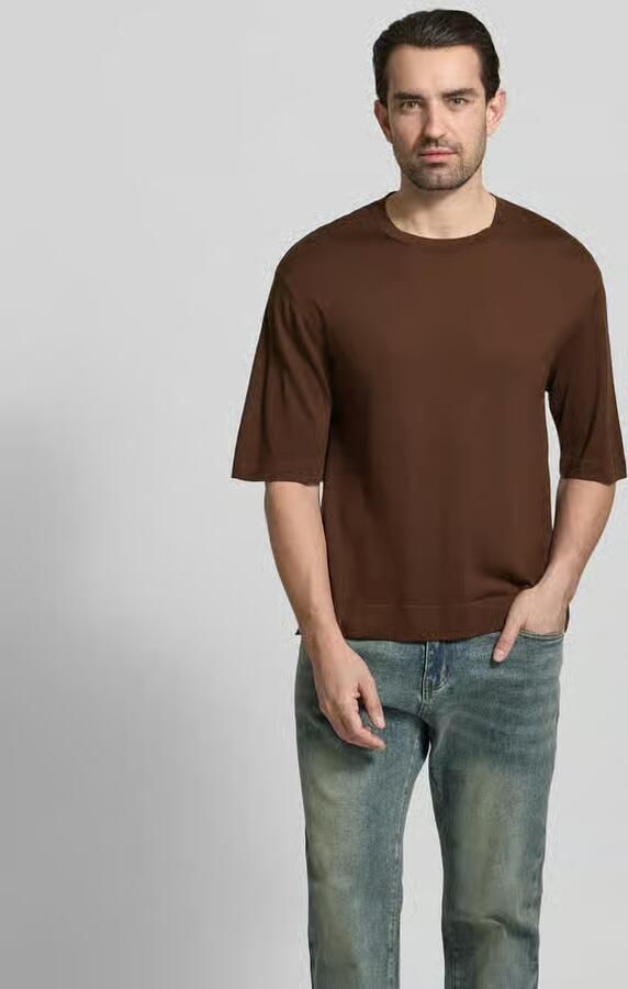 Officine Générale Relaxed Fit T-shirt van lyocell-wolmix - Foto 2