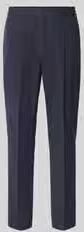Officine Générale straight fit stoffen broek van katoen
