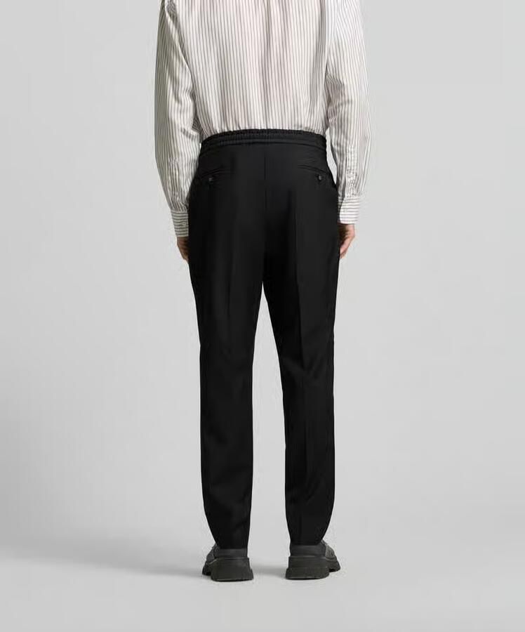 Officine Générale Straight fit stoffen broek van pure wol - Foto 2