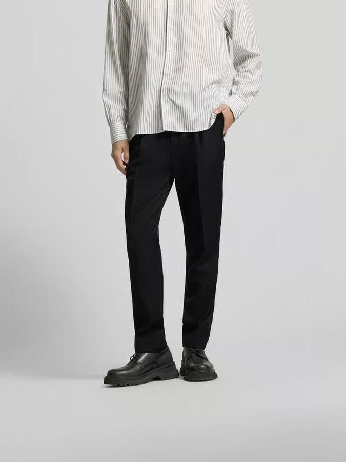 Officine Générale Straight fit stoffen broek van pure wol - Foto 3