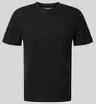 Officine Générale T-shirt met geribde ronde hals