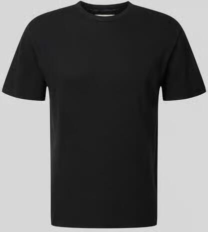 Officine Générale T-shirt met geribde ronde hals - Foto 2