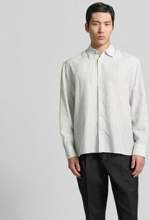 Officine Générale Vrijetijdsoverhemd van Lyocellmix - Foto 2