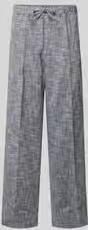 Officine Générale wide fit stoffen broek met persplooien