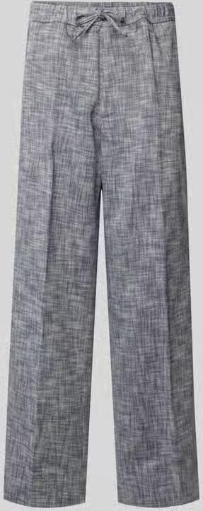 Officine Générale wide fit stoffen broek met persplooien - Foto 2
