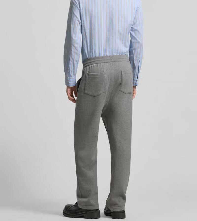 Officine Générale Wide fit sweatpants met kasjmiergehalte - Foto 2