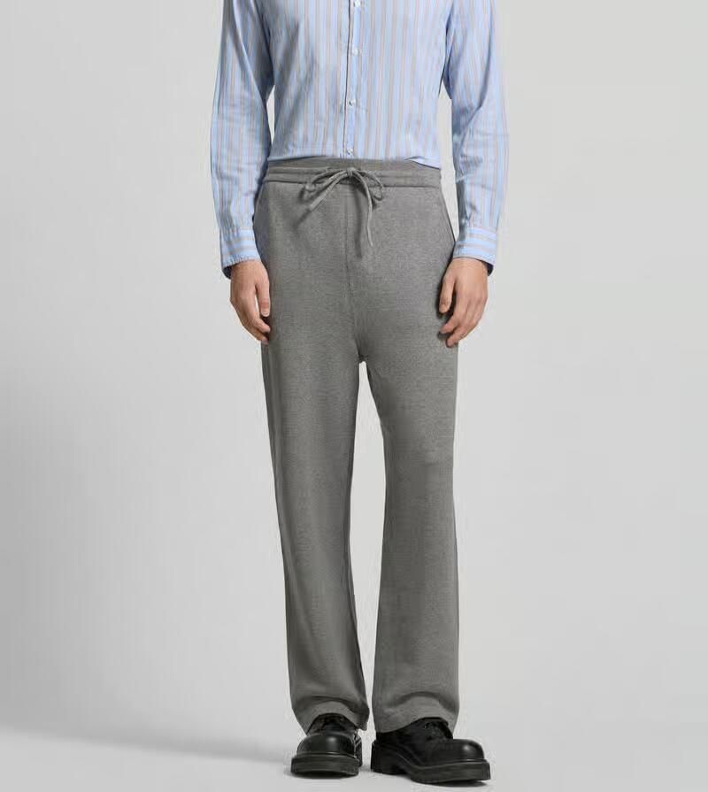 Officine Générale Wide fit sweatpants met kasjmiergehalte - Foto 3