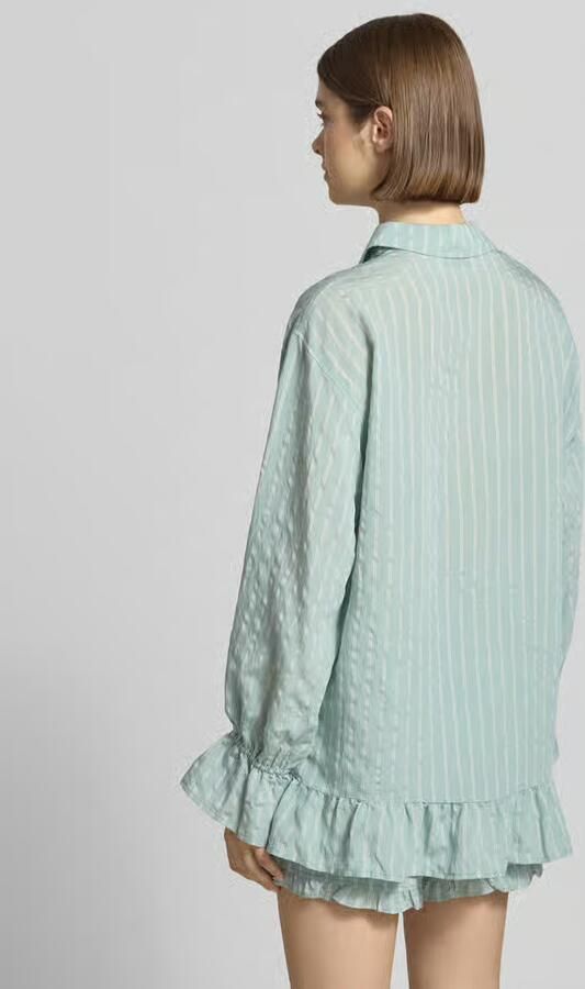 OH APRIL Blouse van viscosemix met borstzak model 'Selina' - Foto 3