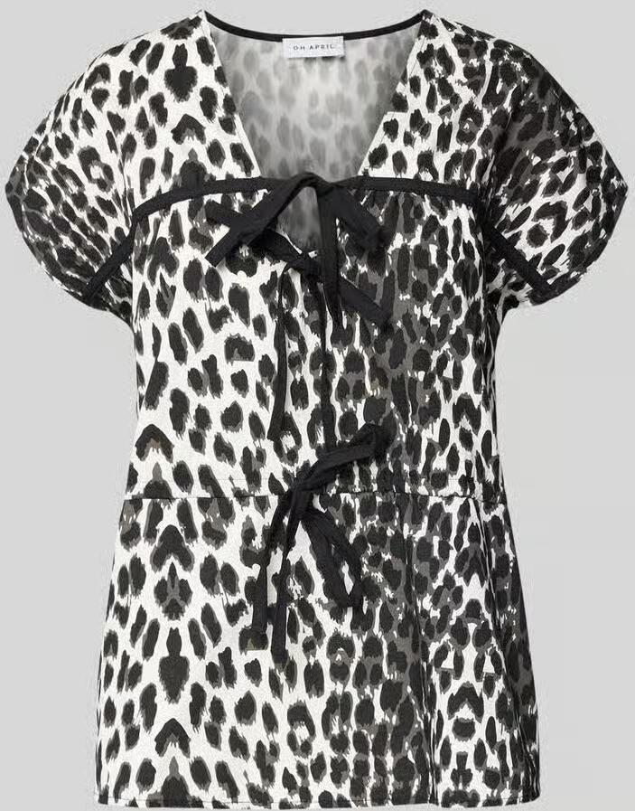 OH APRIL Blouseshirt met V-hals Model 'Freya' - Foto 2