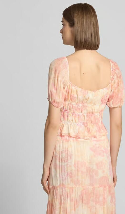 OH APRIL Blouseshirt van viscose met vetersluiting model 'Maelle' - Foto 3