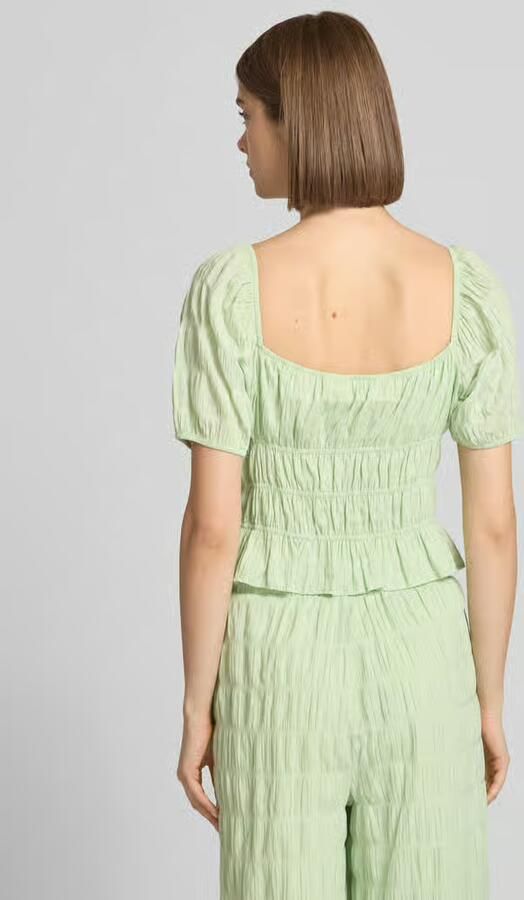 OH APRIL Blousetop met vetersluiting model 'Noemi' - Foto 3