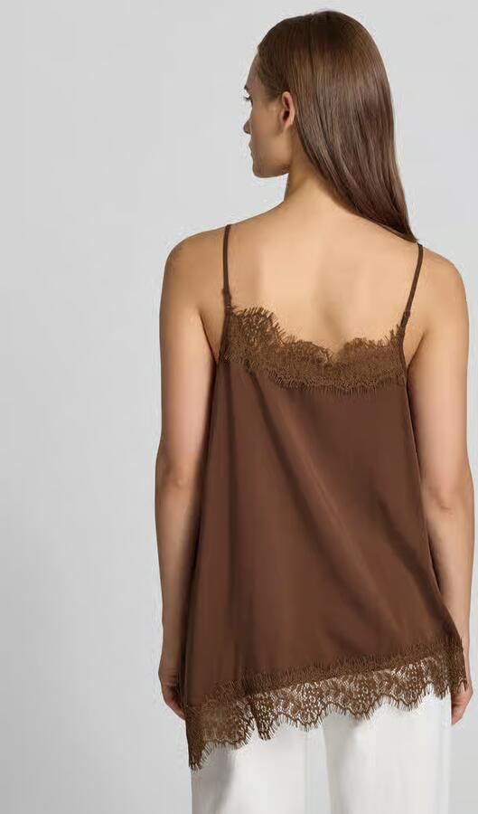 OH APRIL Blousetop van mix van viscose en lyocell model 'Tami'