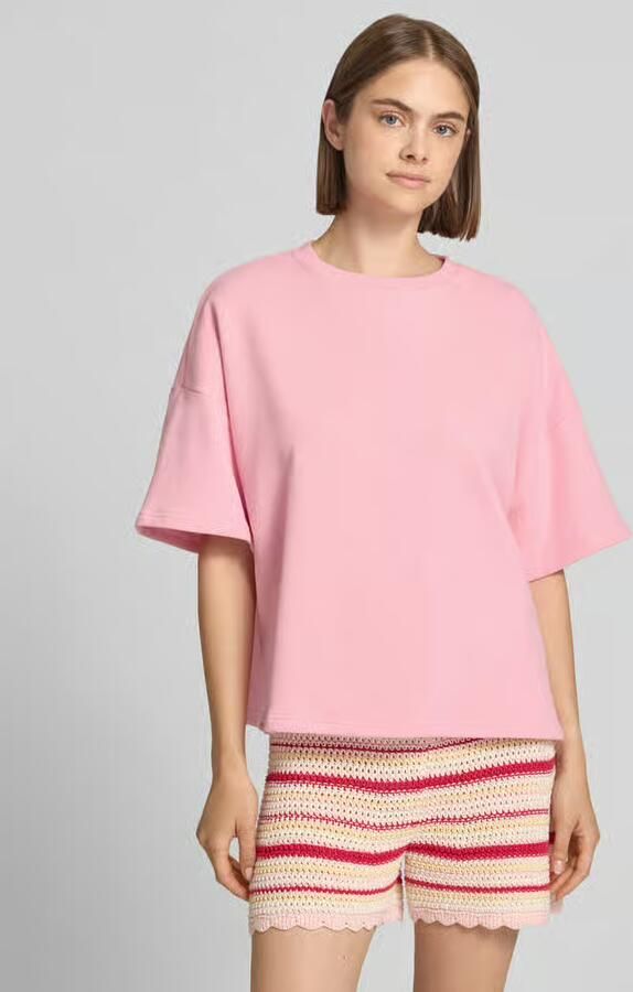 OH APRIL Boxy fit sweatshirt met 1 2-mouwen model 'Karo' - Foto 3