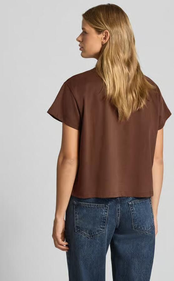 OH APRIL boxy fit t-shirt van puur katoen - Foto 3