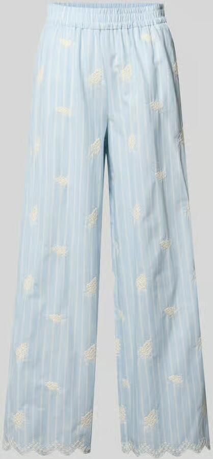 OH APRIL Broek met stitchings en elastische band model 'Leni' - Foto 2