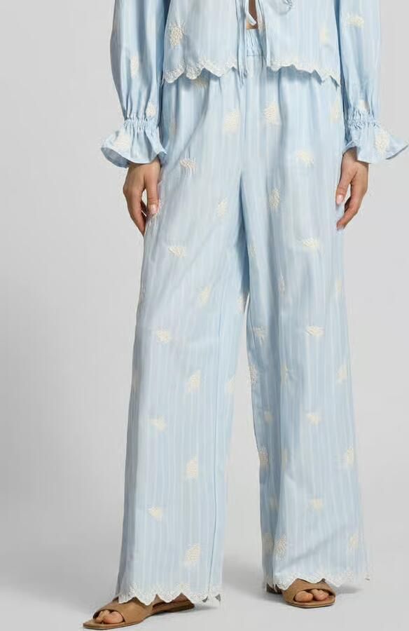 OH APRIL Broek met stitchings en elastische band model 'Leni' - Foto 2