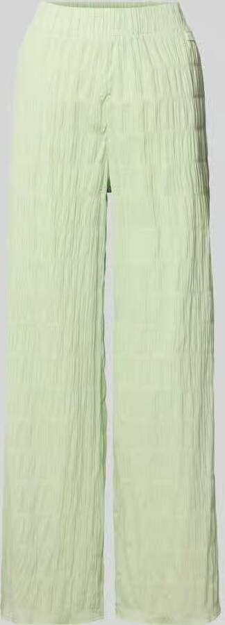 OH APRIL Broek met structuurpatroon en elastische band model 'Floris' - Foto 2