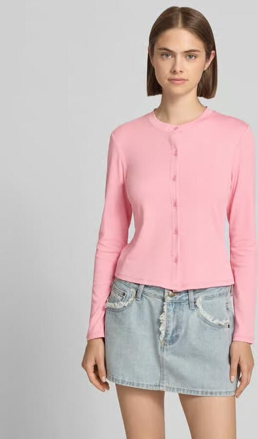OH APRIL Cardigan met labelstitching model 'Tima' - Foto 3