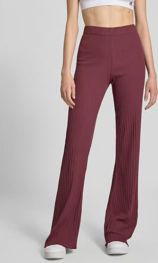 OH APRIL Flared stoffen broek met structuurmotief model 'Lyle' - Foto 2