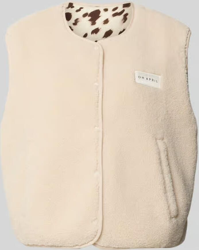 OH APRIL Fleecebodywarmer met aan twee kanten draagbaar model 'Magnolia'