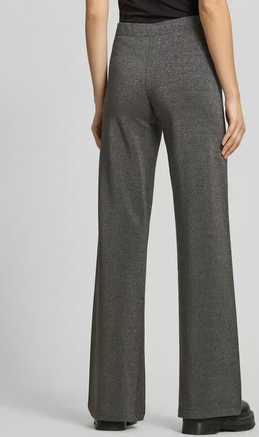 OH APRIL Glanzende flared BROEK met elastisch band Model 'Loui' - Foto 2