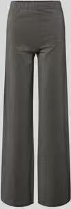OH APRIL Glanzende flared BROEK met elastisch band Model 'Loui'