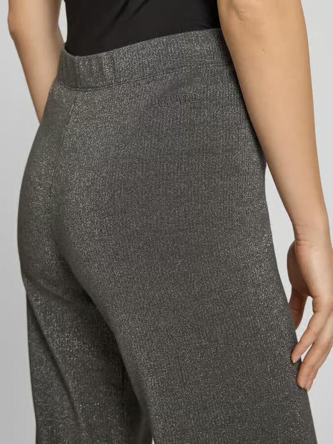OH APRIL Glanzende flared broek met elastische band model 'Loui' - Foto 2