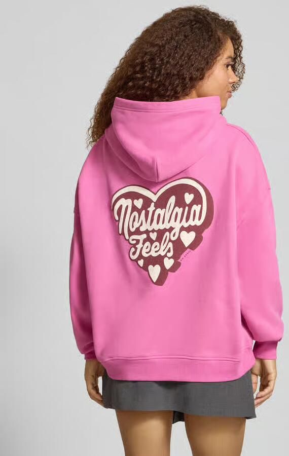 OH APRIL Hoodie met motiefprint aan de achterkant model 'Nostalgia Heart' - Foto 2