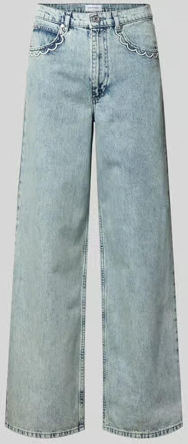 OH APRIL Jeans met steekzakken en stitchings model 'Aline' - Foto 2