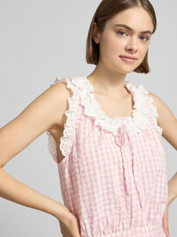 OH APRIL Kort blousetop met ruches model 'Sona'