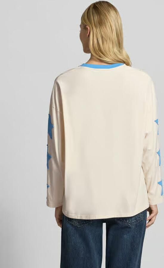 OH APRIL Longsleeve met labelprint model 'Venetia' - Foto 3