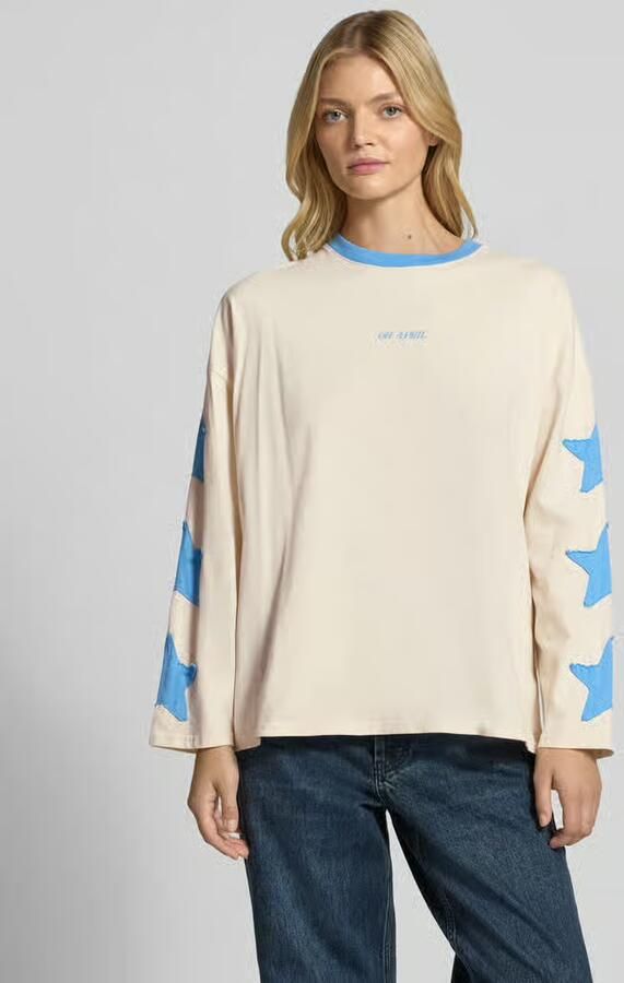 OH APRIL Longsleeve met labelprint model 'Venetia' - Foto 2