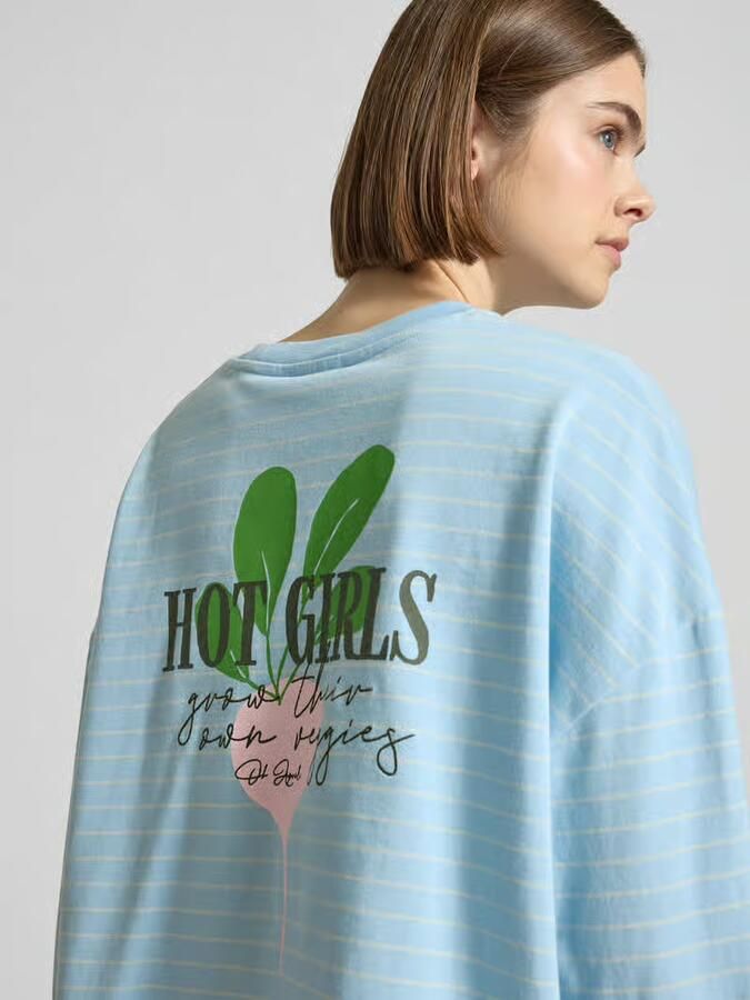 OH APRIL Longsleeve met ronde halsuitsnijding