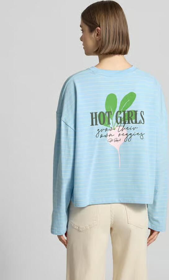 OH APRIL Longsleeve met ronde halsuitsnijding