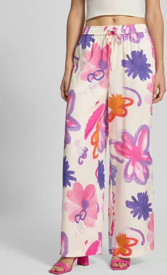 OH APRIL Loose fit stoffen broek met elastische band model 'Antonia' - Foto 2