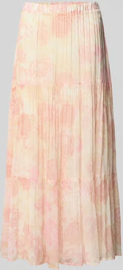 OH APRIL Maxirok van viscose in laagjeslook model 'Caloa' - Foto 2
