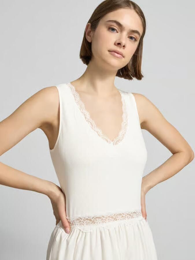 OH APRIL midi-jurk met kant model 'Nami'