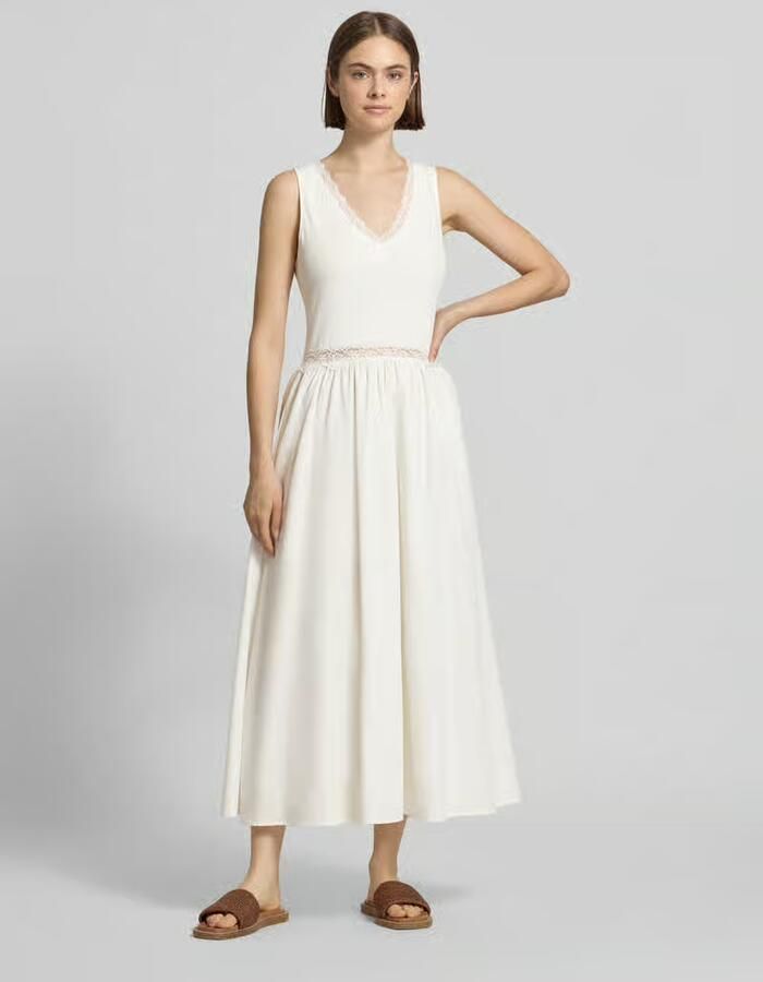 OH APRIL midi-jurk met kant model 'Nami' - Foto 3