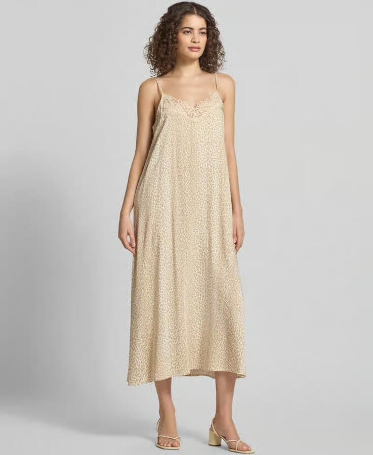 OH APRIL midi-jurk van mix van viscose en elastaan model 'Alma' - Foto 2