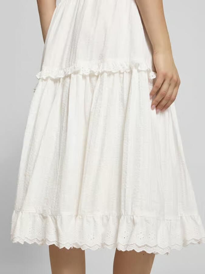 OH APRIL Midirok met broderie model 'Christel'