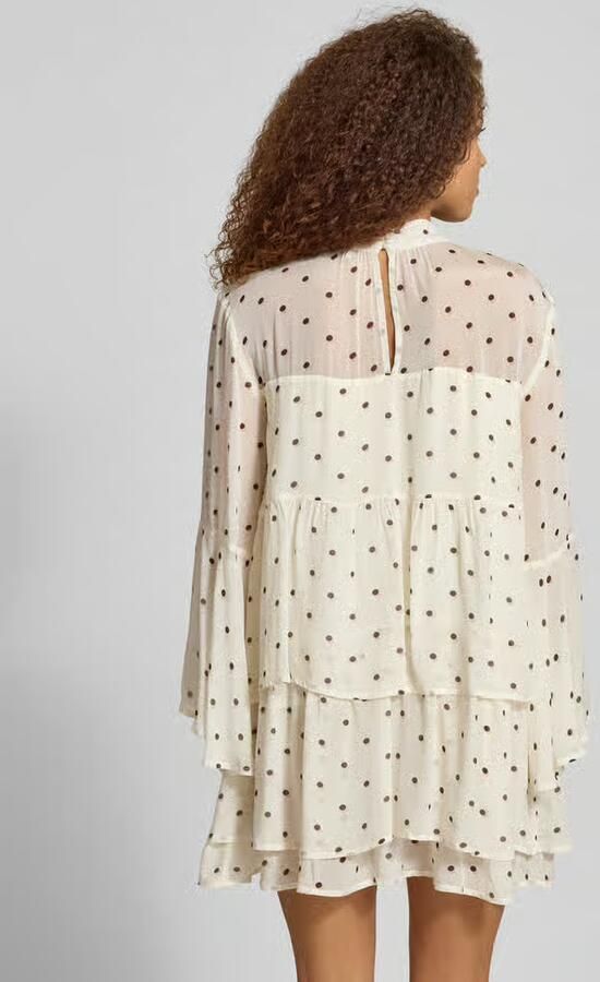 OH APRIL Mini-jurk van viscose met volants model 'Lavinia'