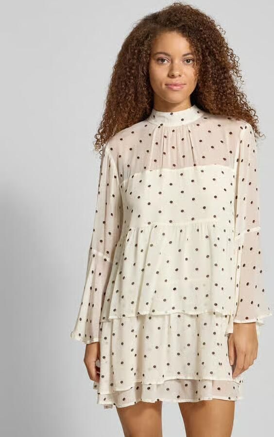 OH APRIL Mini-jurk van viscose met volants model 'Lavinia' - Foto 2