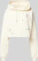OH APRIL oversized hoodie met motiefstitchings
