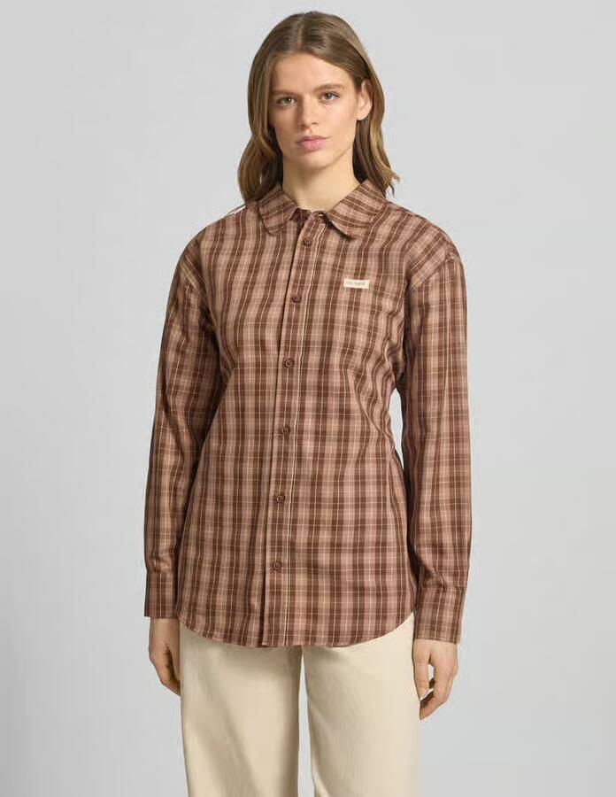 OH APRIL Oversized overhemdblouse met labeldetail model 'Lilia' - Foto 2