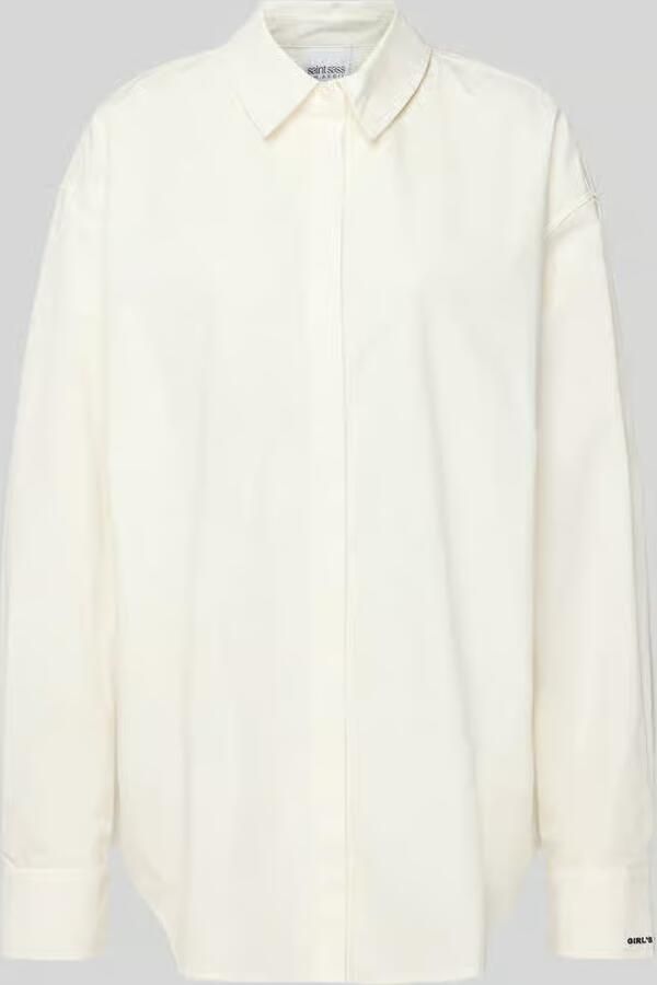 OH APRIL Oversized overhemdblouse met statement-stitching model 'Leya' - Foto 2