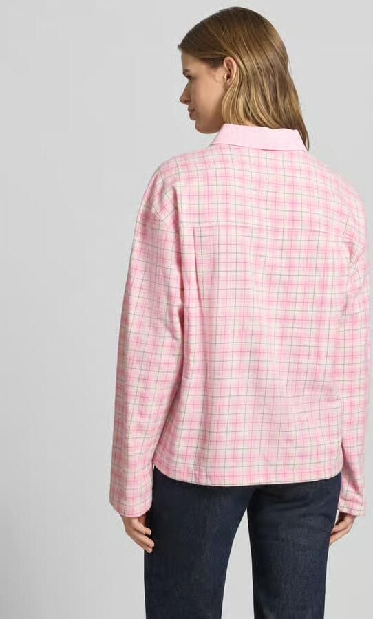 OH APRIL Oversized poloshirt met labeldetail model 'Diana' - Foto 3