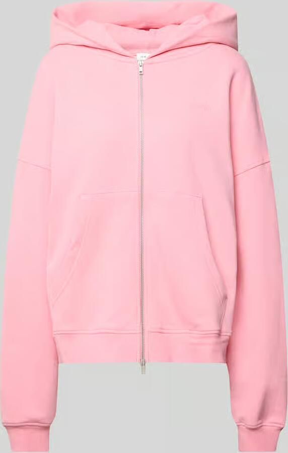 OH APRIL Oversized sweatjack met tweewegritssluiting model 'Flower'