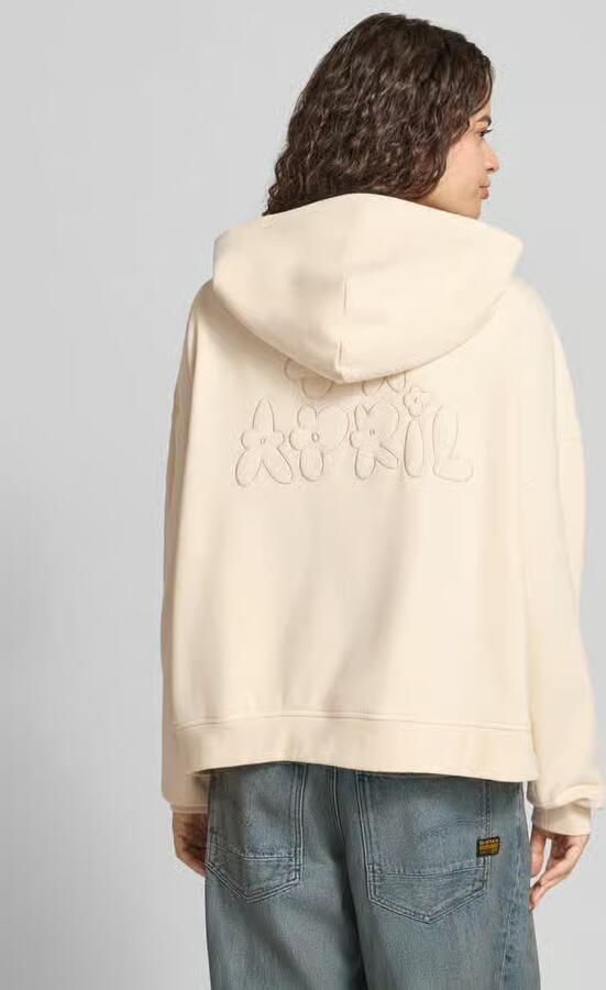 OH APRIL Oversized sweatjack met tweewegritssluiting model 'Flower' - Foto 3