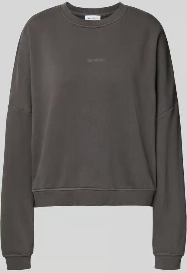 OH APRIL Oversized sweatshirt met labelstitching - Foto 2