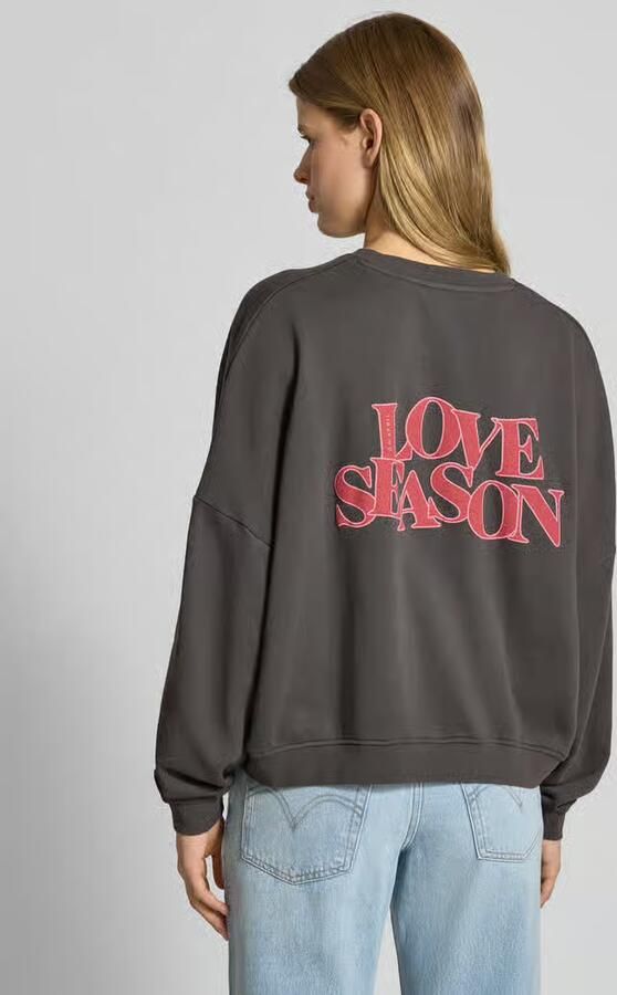 OH APRIL Oversized sweatshirt met labelstitching - Foto 3